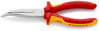 KNIPEX 26 26 200 Snipe Nose Side Cutting Pliers (Stork Beak Pliers) insulated with multi-component grips, VDE-tested chrome-plated 200 mm