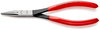 KNIPEX 28 21 200 Long Reach Needle Nose Pliers plastic coated black atramentized 200 mm
