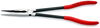 KNIPEX 28 71 280 Long Reach Needle Nose Pliers with transverse profiles plastic coated black atramentized 280 mm