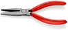 KNIPEX 30 11 140 SB Long Nose Pliers plastic coated black atramentized 140 mm (self-service card/blister)
