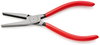 KNIPEX 30 11 190 Long Nose Pliers plastic coated black atramentized 190 mm