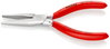 KNIPEX 30 13 140 Long Nose Pliers plastic coated chrome-plated 140 mm