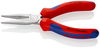 KNIPEX 30 15 140 Long Nose Pliers with multi-component grips chrome-plated 140 mm