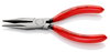 KNIPEX 30 21 140 SB Long Nose Pliers plastic coated black atramentized 140 mm (self-service card/blister)