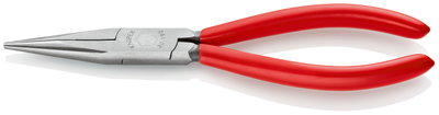 KNIPEX 30 21 190 Long Nose Pliers plastic coated black atramentized 190 mm