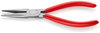 KNIPEX 30 21 190 Long Nose Pliers plastic coated black atramentized 190 mm