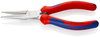 KNIPEX 30 25 190 Long Nose Pliers with multi-component grips chrome-plated 190 mm