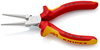 KNIPEX 30 36 160 Long Nose Pliers insulated with multi-component grips, VDE-tested chrome-plated 160 mm