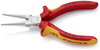 KNIPEX 30 36 160 Long Nose Pliers insulated with multi-component grips, VDE-tested chrome-plated 160 mm