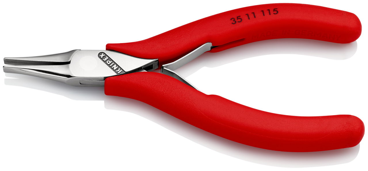 KNIPEX 35 11 115 Electronics Pliers with box joint with non-slip plastic grips 115 mm – Image 2 of 4