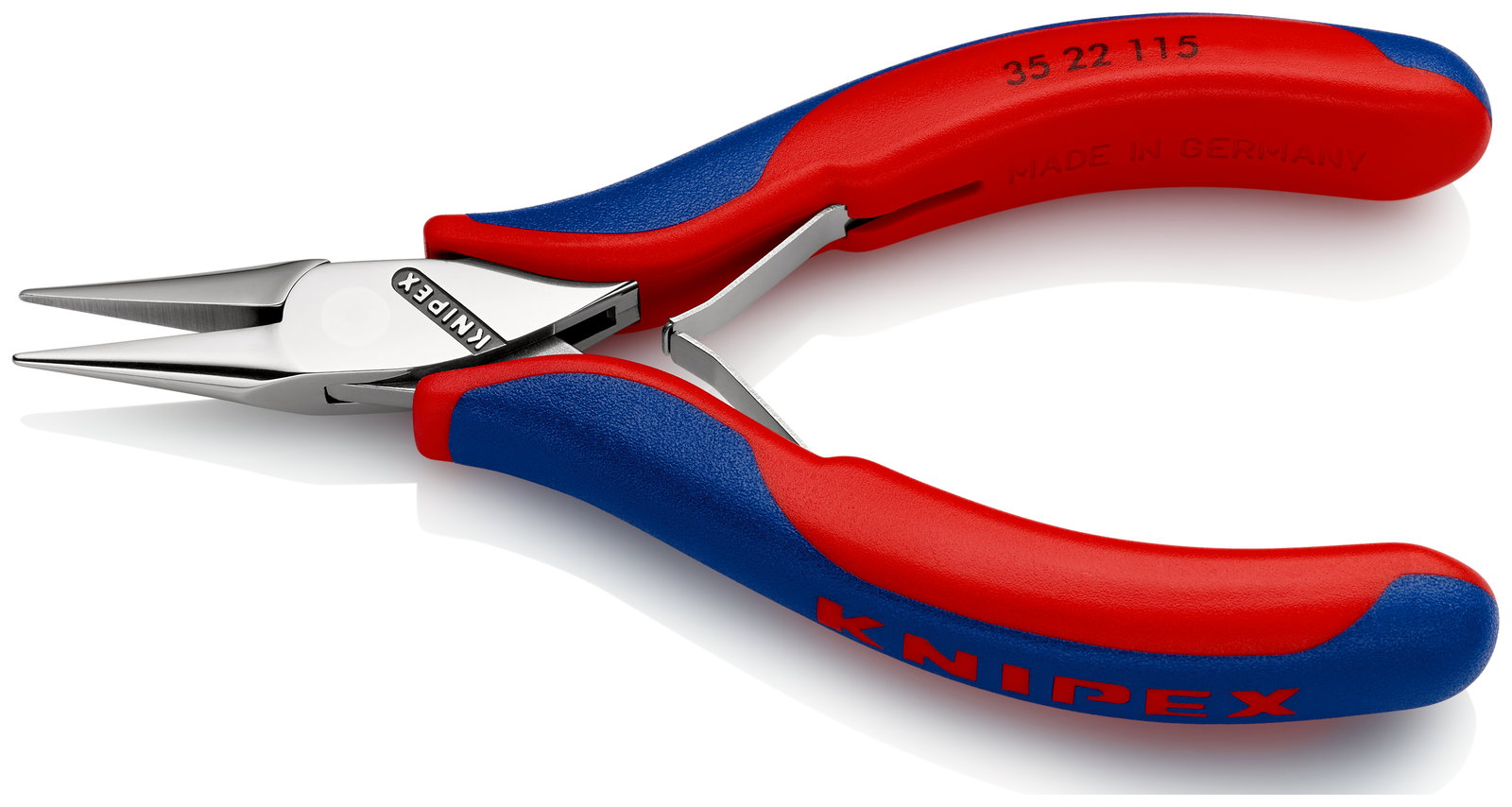 KNIPEX 35 22 115 Electronics Pliers with box joint with multi-component handles 115 mm – Image 2 of 4