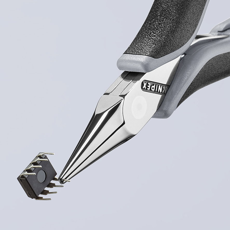KNIPEX 35 22 115 ESD Electronics Pliers ESD with box joint with multi-component handles 115 mm – Image 4 of 6