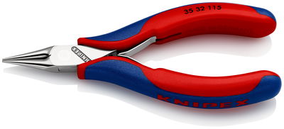 KNIPEX 35 32 115 Electronics Pliers with multi-component grips 115 mm