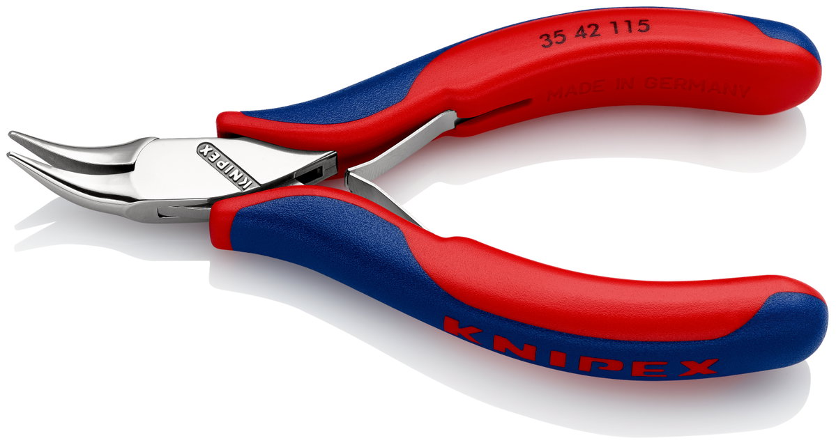 KNIPEX 35 42 115 Electronics Pliers with box joint with multi-component handles 115 mm – Image 2 of 4