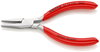 KNIPEX 37 13 125 Flat Nose Pliers for precision mechanics plastic coated chrome-plated 125 mm