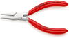KNIPEX 37 23 125 Flat Nose Pliers for precision mechanics plastic coated chrome-plated 125 mm
