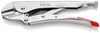 KNIPEX 41 24 225 Grip Pliers galvanized 225 mm