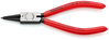 KNIPEX 44 11 J0 Circlip Pliers for internal circlips in bore holes plastic coated black atramentized 140 mm