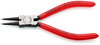 KNIPEX 44 11 J0 Circlip Pliers for internal circlips in bore holes plastic coated black atramentized 140 mm