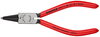 KNIPEX 44 11 J0 Circlip Pliers for internal circlips in bore holes with plastic coating black atramentized 140 mm