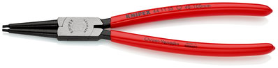 KNIPEX 44 11 J3 SB Circlip Pliers for internal circlips in bore holes plastic coated black atramentized 225 mm (self-service card/blister)
