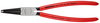 KNIPEX 44 11 J3 SB Circlip Pliers for internal circlips in bore holes with plastic coating black atramentized 225 mm