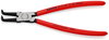 KNIPEX 44 21 J31 Circlip Pliers for internal circlips in bore holes plastic coated black atramentized 215 mm