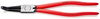KNIPEX 44 31 J42 Circlip Pliers for internal circlips in bore holes 45° bent plastic coated black atramentized 310 mm