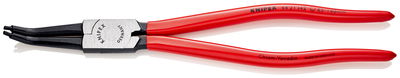 KNIPEX 44 31 J42 Circlip Pliers for internal circlips in bore holes 45° bent plastic coated black atramentized 310 mm
