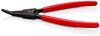 KNIPEX 45 21 200 Special retaining ring pliers for retaining rings on shafts plastic coated burnished 200 mm