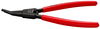KNIPEX 45 21 200 Special retaining ring pliers for retaining rings on shafts plastic coated burnished 200 mm