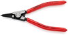 KNIPEX 46 11 A0 Circlip Pliers for external circlips on shafts plastic coated black atramentized 140 mm