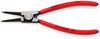 KNIPEX 46 11 A2 Circlip Pliers for external circlips on shafts plastic coated black atramentized 180 mm
