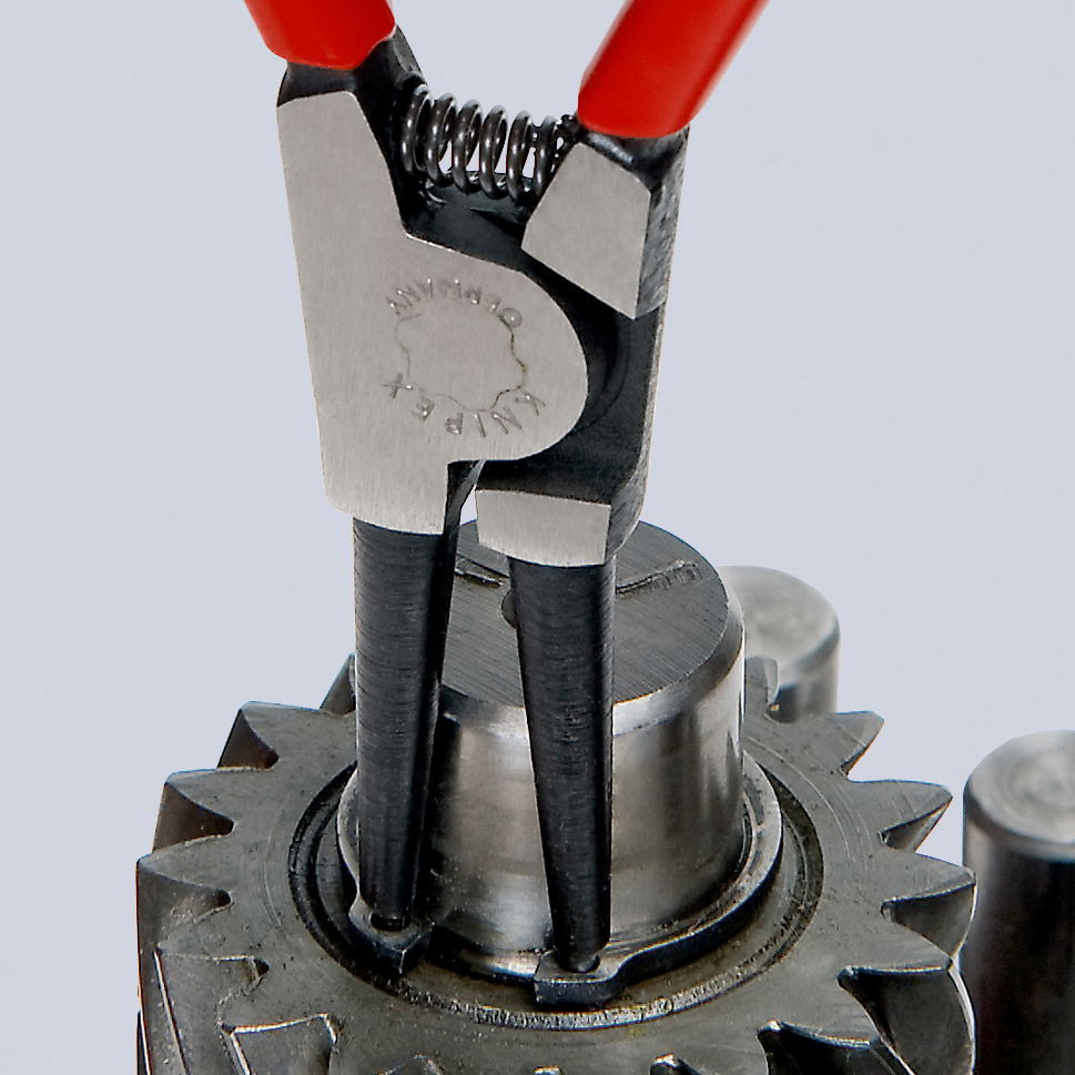 KNIPEX 46 11 A2 Circlip Pliers for external circlips on shafts with plastic coating black atramentized 180 mm – Image 3 of 4