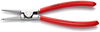 KNIPEX 46 13 A2 Circlip Pliers for external circlips on shafts plastic coated chrome-plated 180 mm