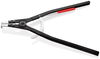 KNIPEX 46 20 A51 Circlip Pliers for external circlips on shafts black powder-coated 570 mm