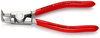 KNIPEX 46 23 A01 Circlip Pliers for external circlips on shafts plastic coated chrome-plated 125 mm