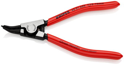 KNIPEX 46 31 A02 Circlip Pliers for external circlips on shafts 45° bent plastic coated black atramentized 130 mm