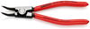 KNIPEX 46 31 A02 Circlip Pliers for external circlips on shafts 45° bent plastic coated black atramentized 130 mm