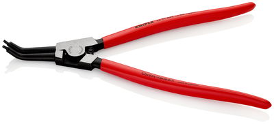KNIPEX 46 31 A42 Circlip Pliers for external circlips on shafts 45° bent plastic coated black atramentized 310 mm