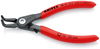 KNIPEX 48 41 J11 Precision Circlip Pliers for internal circlips in bore holes with non-slip plastic coating grey atramentized 130 mm
