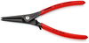 KNIPEX 49 31 A3 Precision Circlip Pliers for external circlips on shafts with overstretching limiter with non-slip plastic coating grey atramentized 225 mm