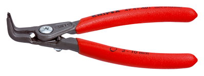 KNIPEX 49 41 A01 Precision Circlip Pliers for external circlips on shafts with non-slip plastic coating grey atramentized 130 mm