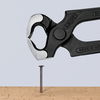 KNIPEX 51 01 210 Hammerhead Style Carpenters' Pincers plastic coated black atramentized 210 mm