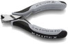 KNIPEX 64 12 115 ESD Electronics End Cutting Nippers ESD with multi-component grips 115 mm