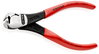 KNIPEX 67 01 140 High Leverage End Cutting Nipper plastic coated black atramentized 140 mm