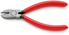KNIPEX 70 01 125 Diagonal Cutter plastic coated black atramentized 125 mm