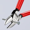 KNIPEX 70 01 140 SB Diagonal Cutter plastic coated black atramentized 140 mm (self-service card/blister)