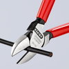 KNIPEX 70 01 140 SB Diagonal Cutter with plastic coating black atramentized 140 mm
