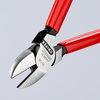 KNIPEX 70 01 140 SB Diagonal Cutter plastic coated black atramentized 140 mm (self-service card/blister)
